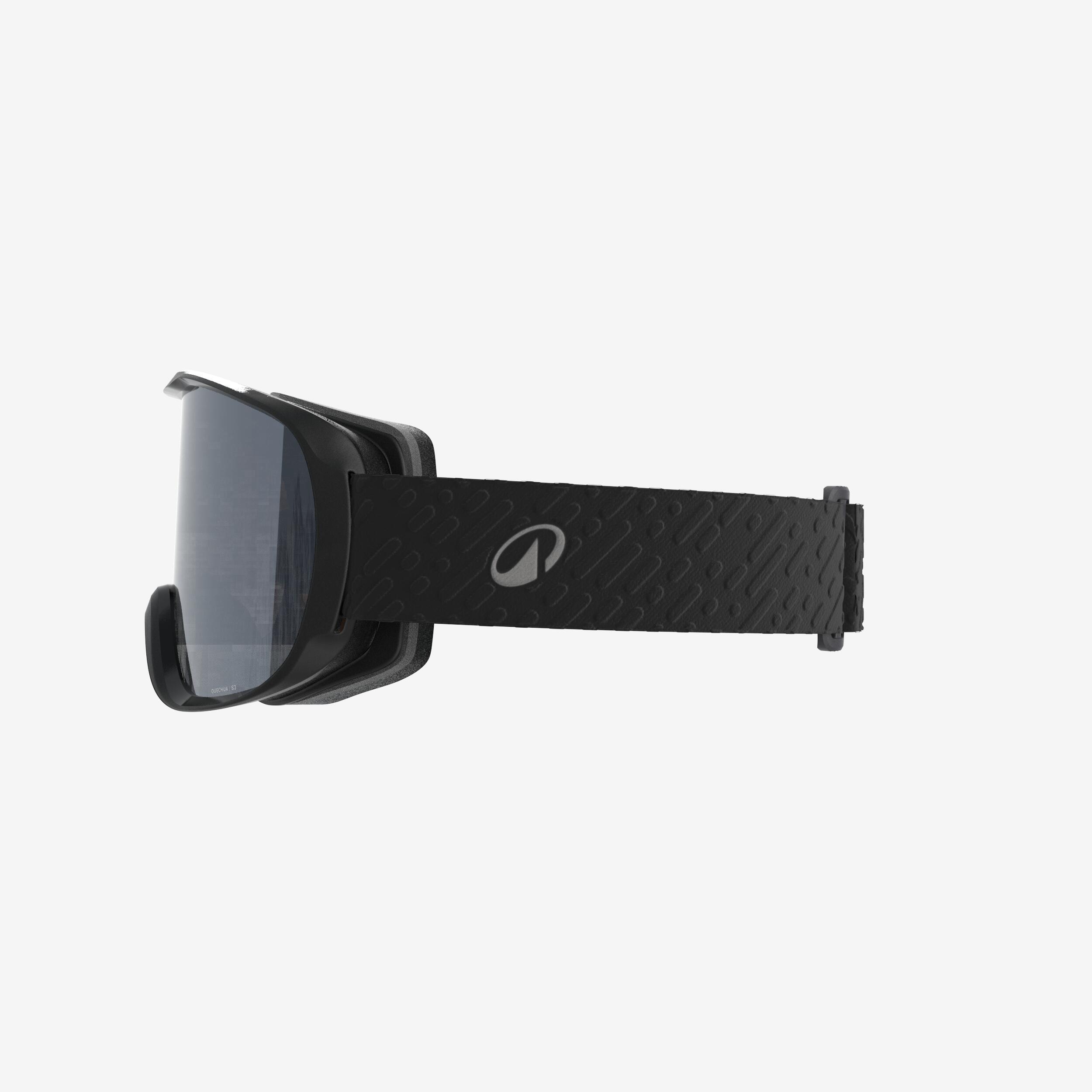 Antiparras nieve adultos y niños negro G500 S3 buen clima