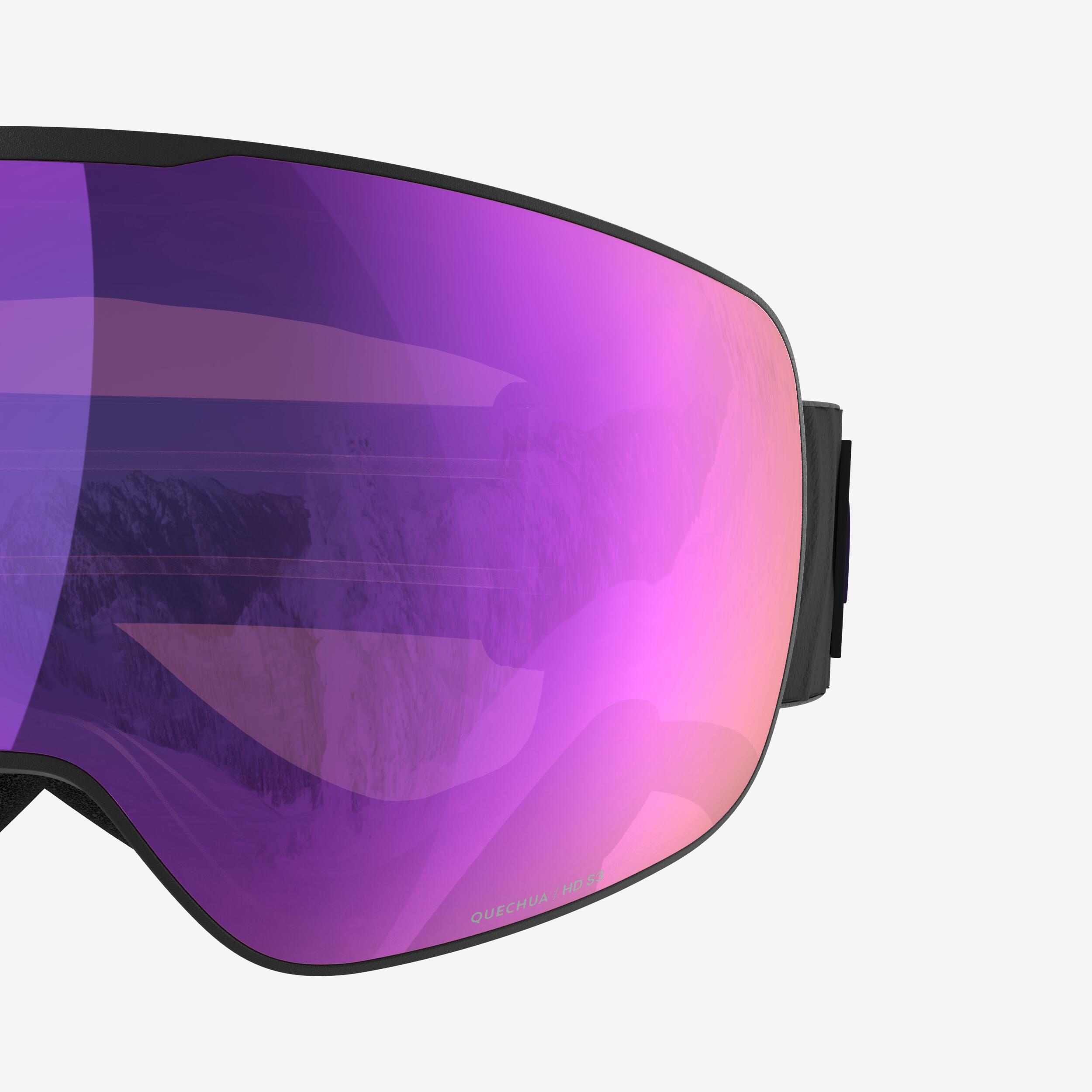 Adult/Kids’ Fine Weather S3 Ski Mask, G900 S HD - Purple 4/5