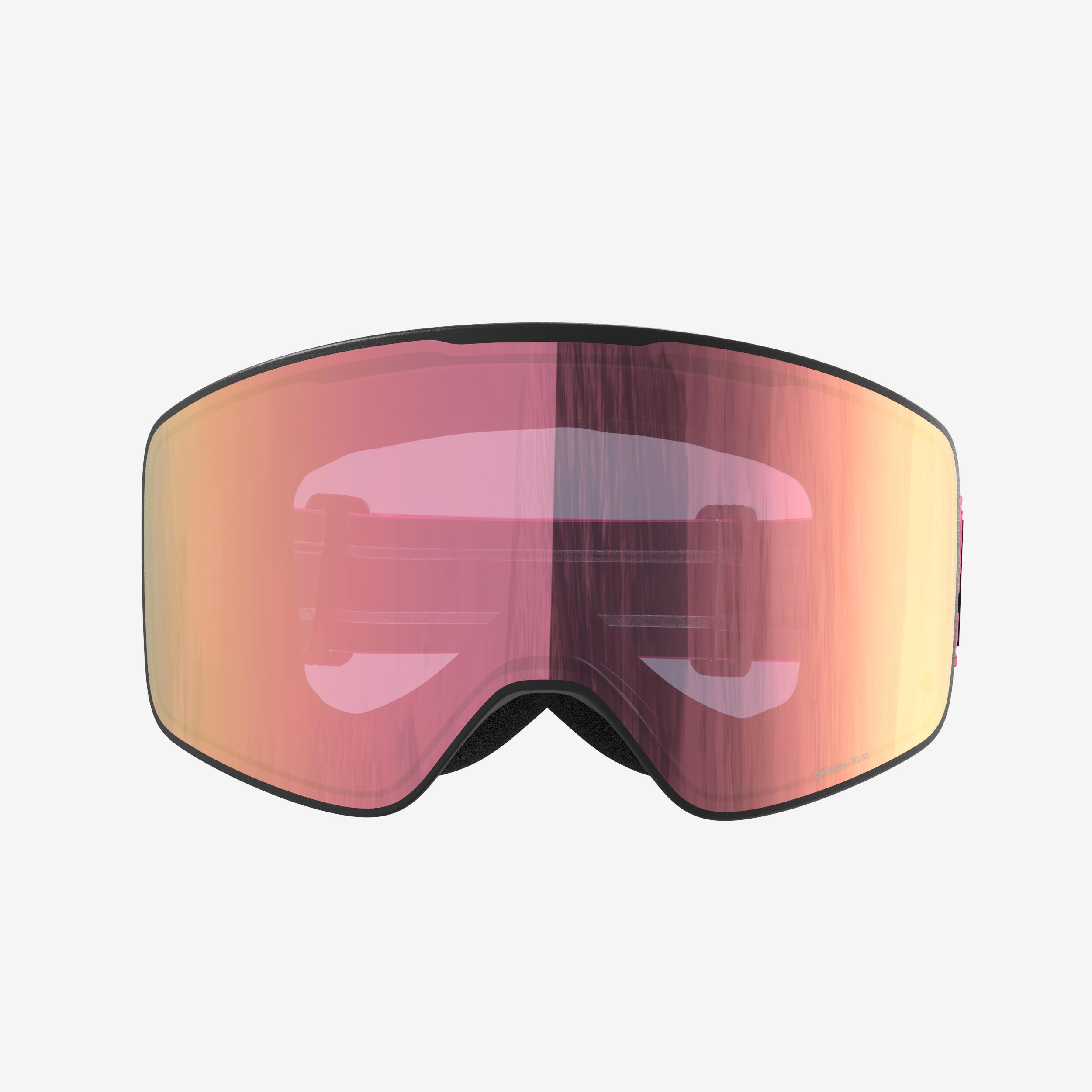 Fine Weather Interchangeable Ski Goggles, G 900 C HD - WEDZE