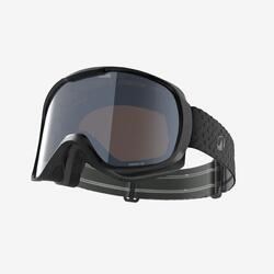 Masque de ski et de snowboard beau temps junior et adulte, g 500 s3, blanc
