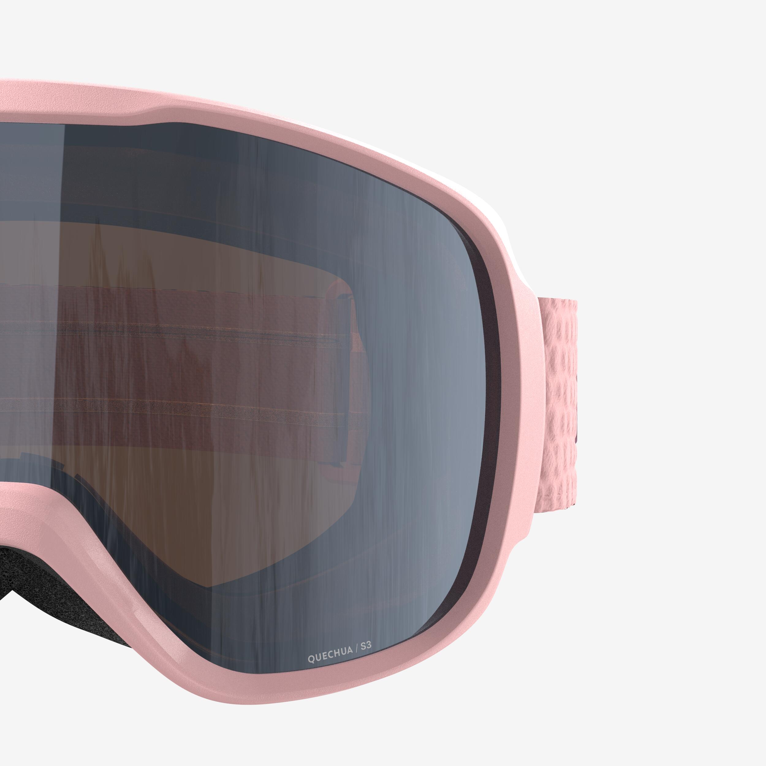 Good Weather Ski and Snowboard Goggles, G 500 S3 - WEDZE