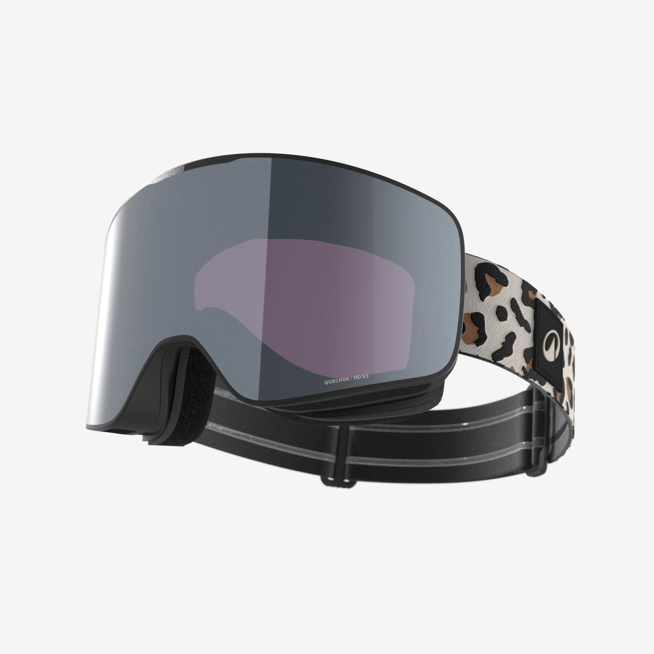 Fine Weather Interchangeable Ski Goggles, G 900 C HD - WEDZE