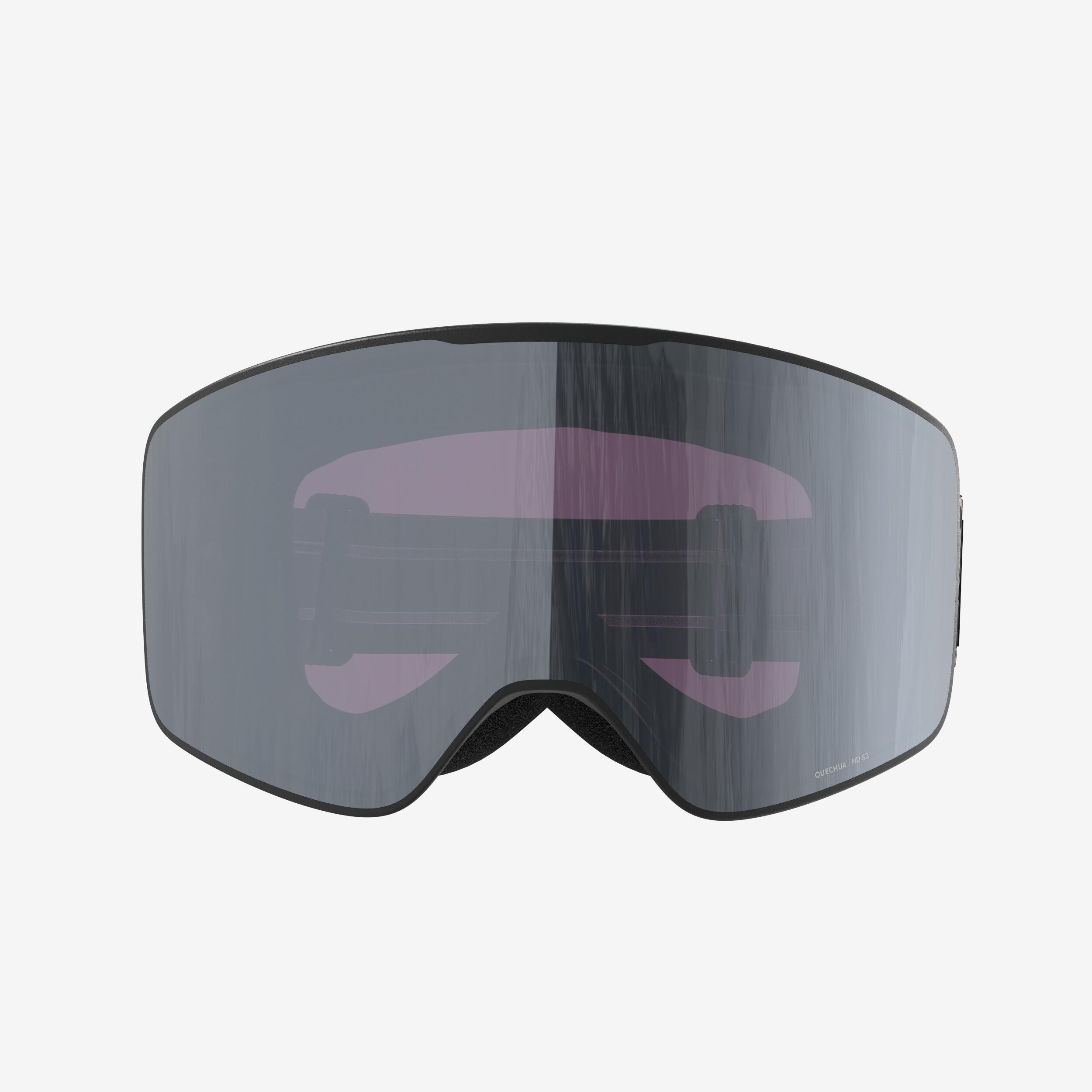 Fine Weather Interchangeable Ski Goggles, G 900 C HD - WEDZE