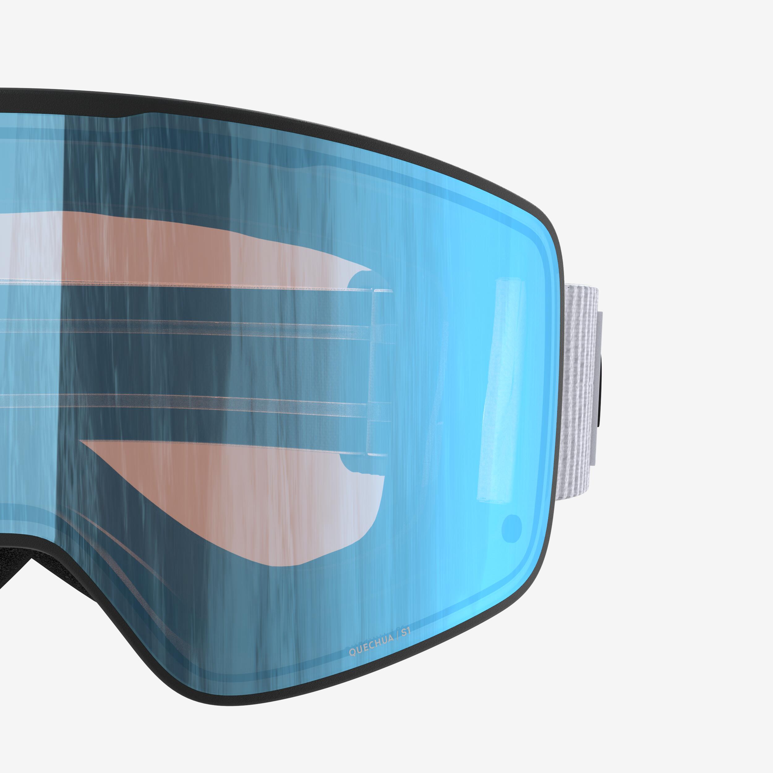 Masque de ski mauvais temps S1 interchangeable adulte et enfant, G 900 C blanc 4/7