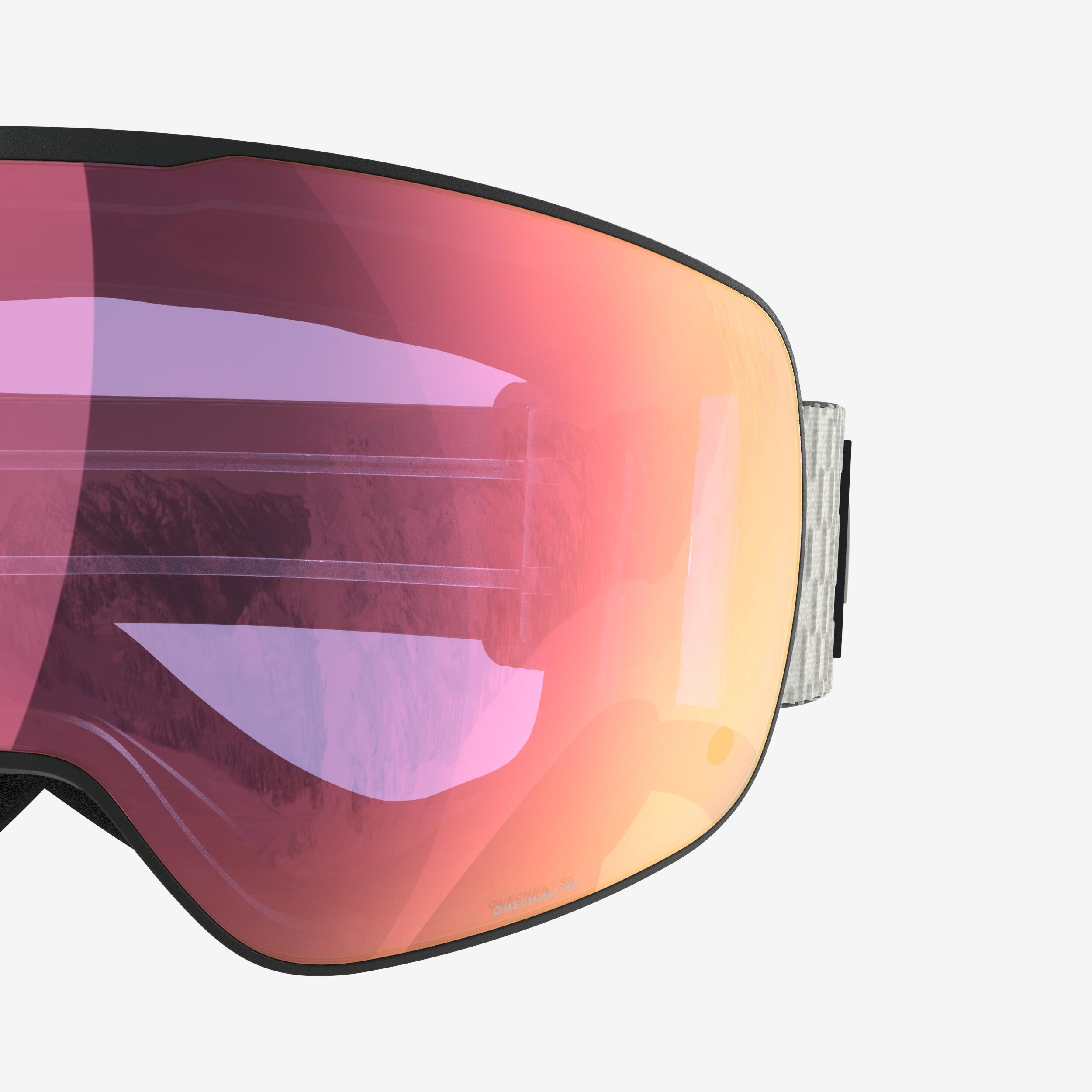 Lunettes de ski avec écran mauvais temps interchangeable, G 900 S HD - WEDZE