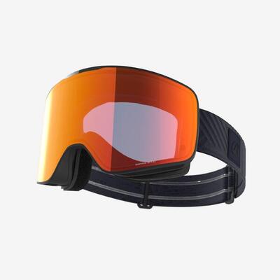 Maschera da sci fotocromatica intercambiabile G 900 HD CILINDRICA bianca