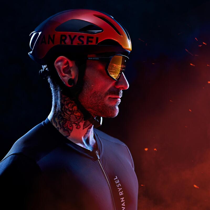 Casque de vélo route aéro MIPS, RCR-F Inferno édition