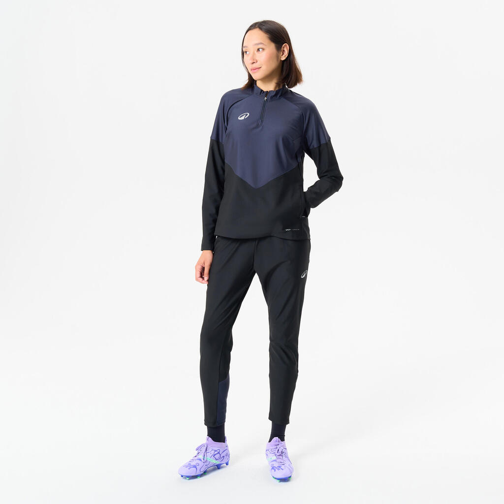 Pantalon de football VIRALTO CLUB gris carbone et noir