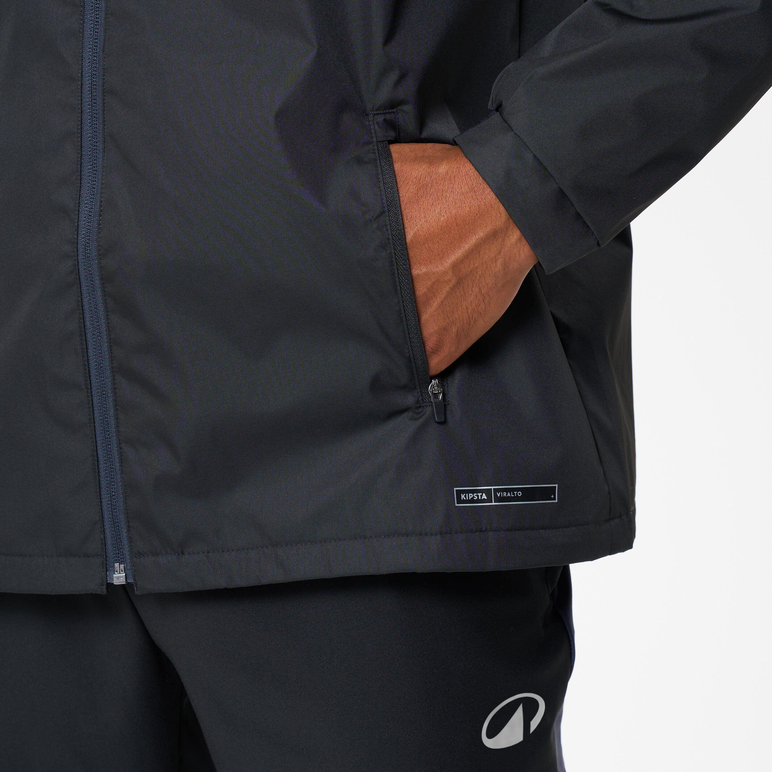 Rainproof Football Jacket Viralto Club - Black 5/8