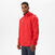 Veste de football imperméable T100 adulte rouge