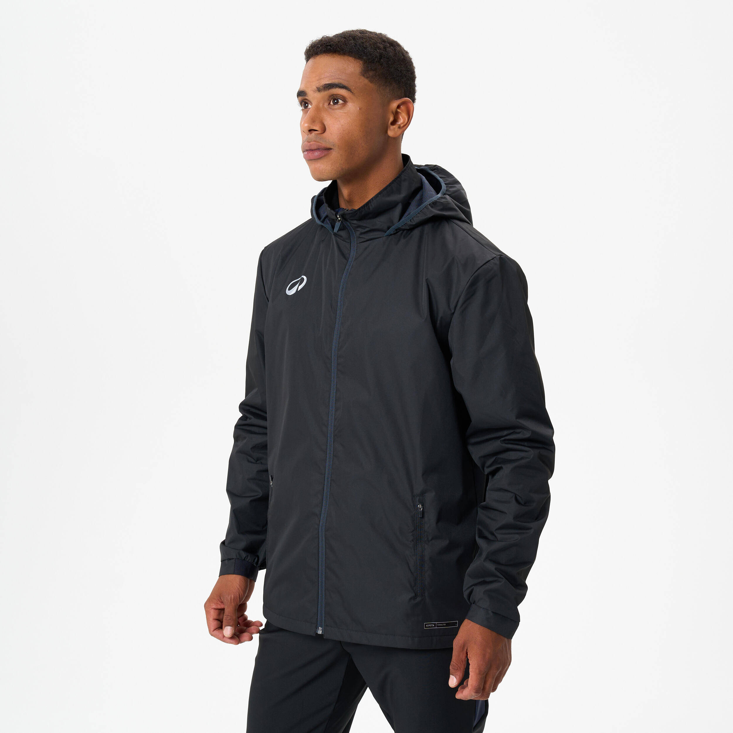 Rainproof Football Jacket Viralto Club - Black -  1