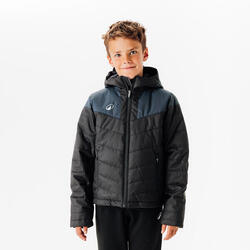 VESTE CHAUDE DE FOOTBALL COURTE ENFANT NOIRE