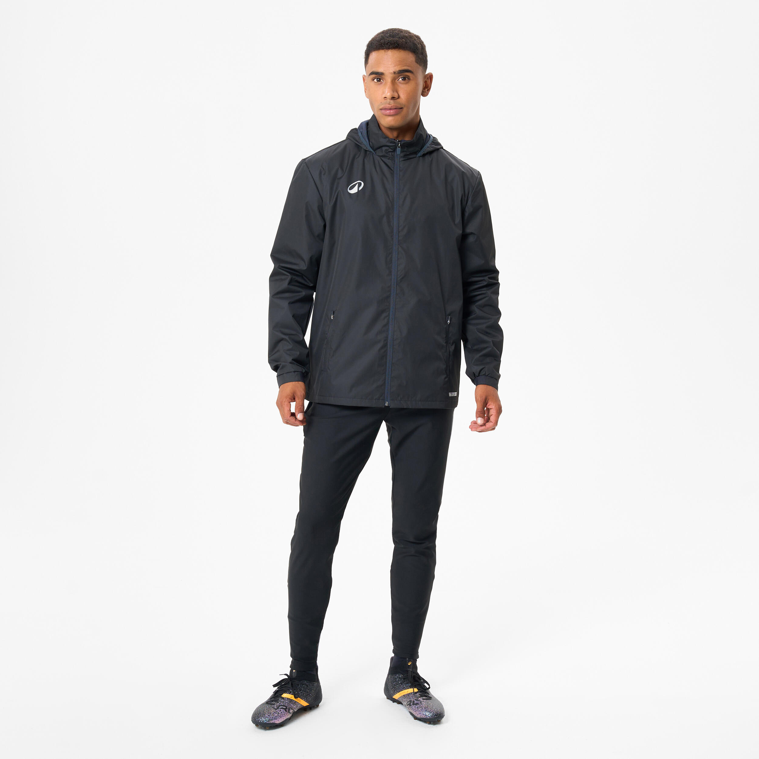 Rainproof Football Jacket Viralto Club - Black 8/8