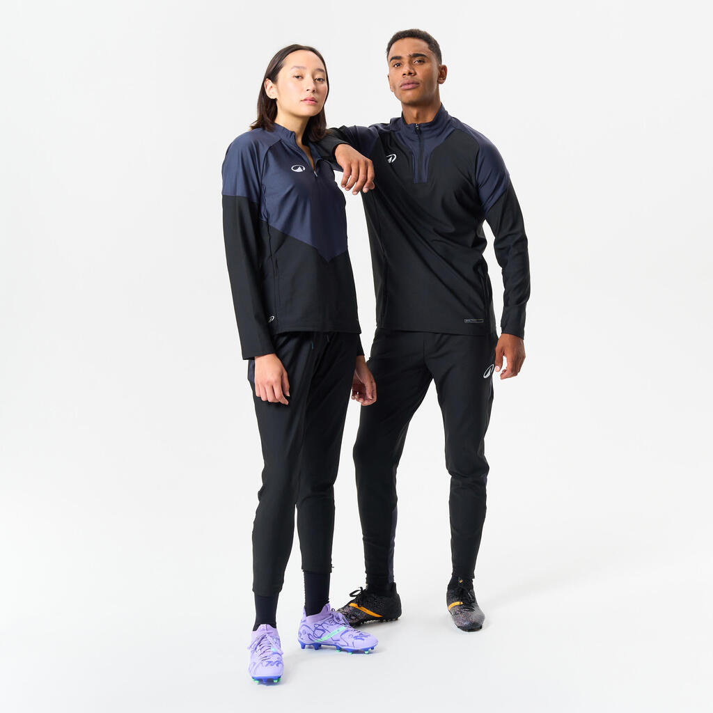 Pantalon de football VIRALTO CLUB gris carbone et noir