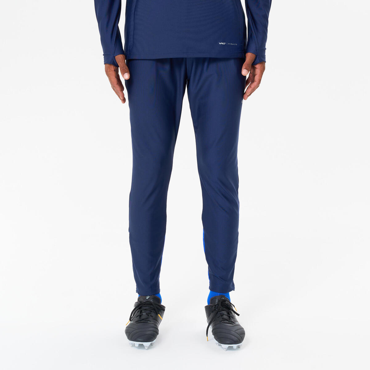Pantalon de football  VIRALTO CLUB marine et bleu.