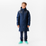 PARKA LONGUE  DE FOOTBALL ENFANT TRX MARINE