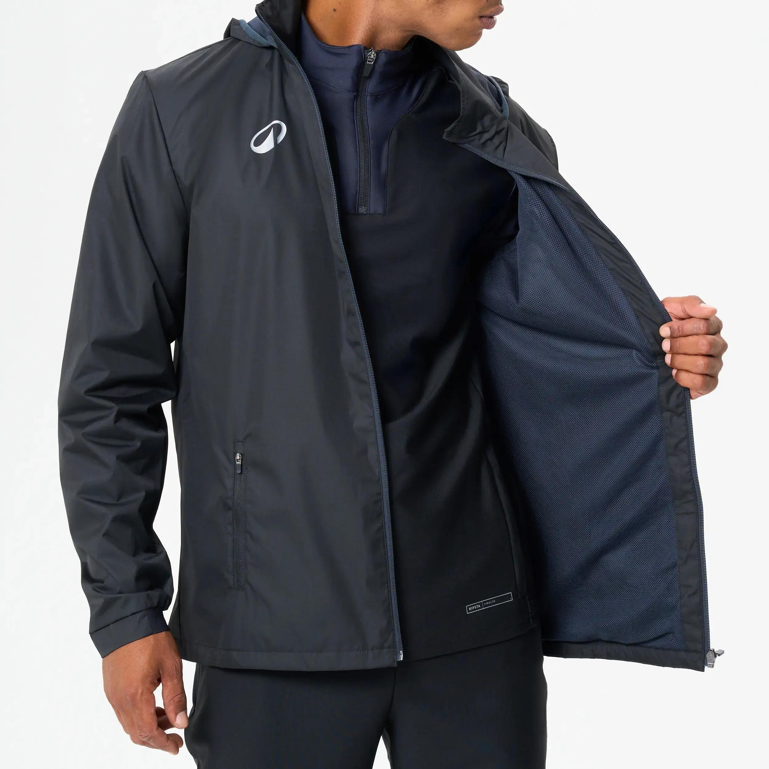 Adult Football Tracksuit Bottoms Viralto Club - Carbon Grey and Black -  3