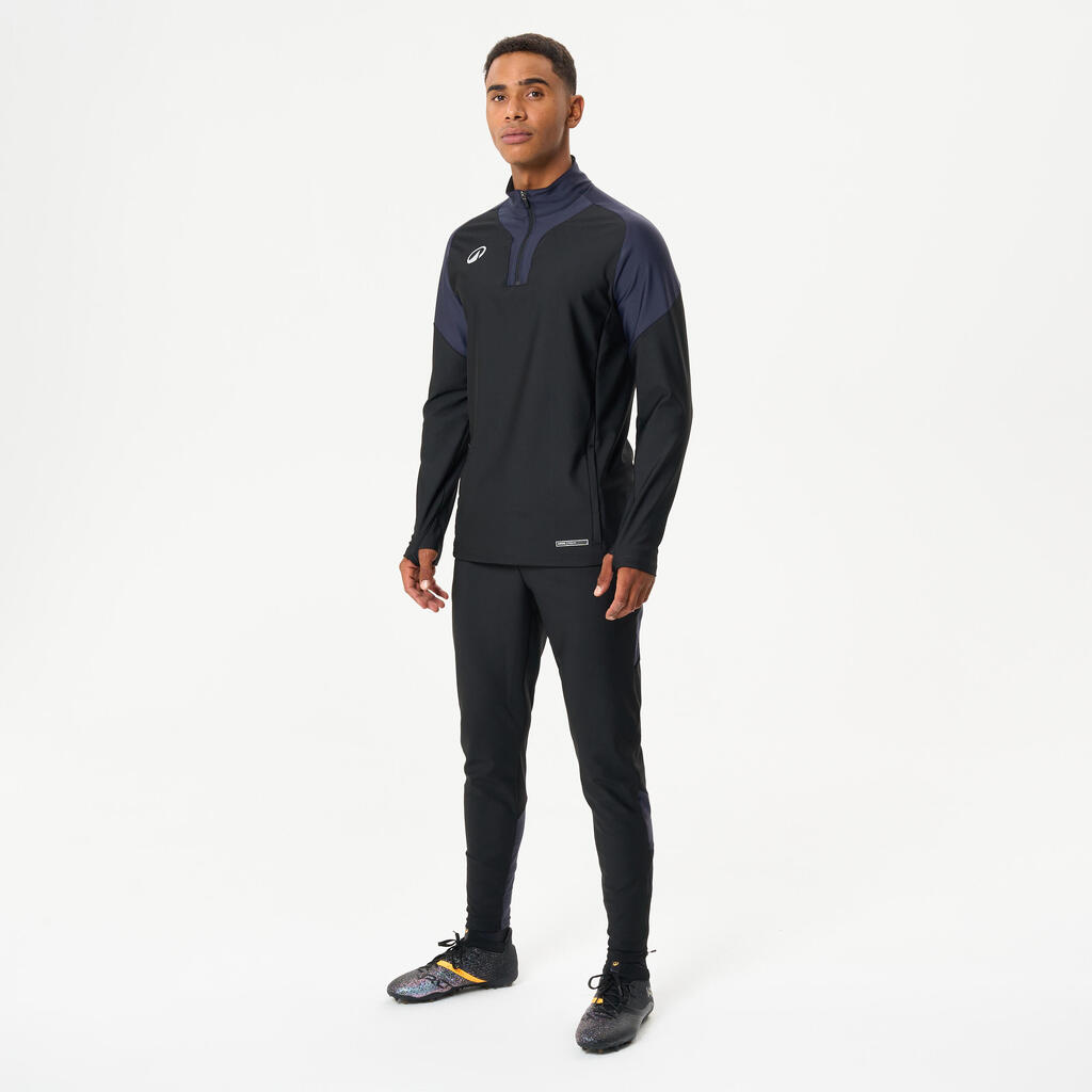 Pantalon de football VIRALTO CLUB gris carbone et noir
