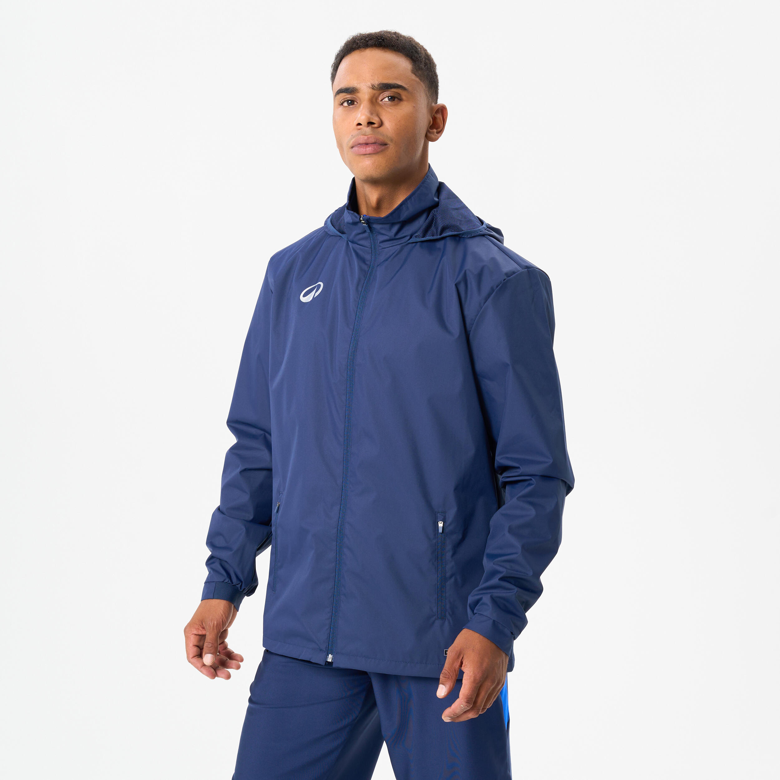 KIPSTA Adult Rainproof Jacket Viralto Club - Navy
