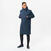 Parka de football longue adulte bleu foncé