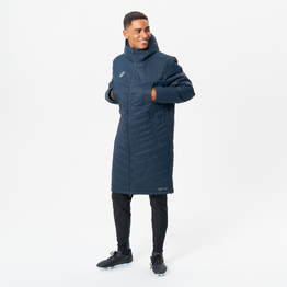 Parka de football longue adulte noir