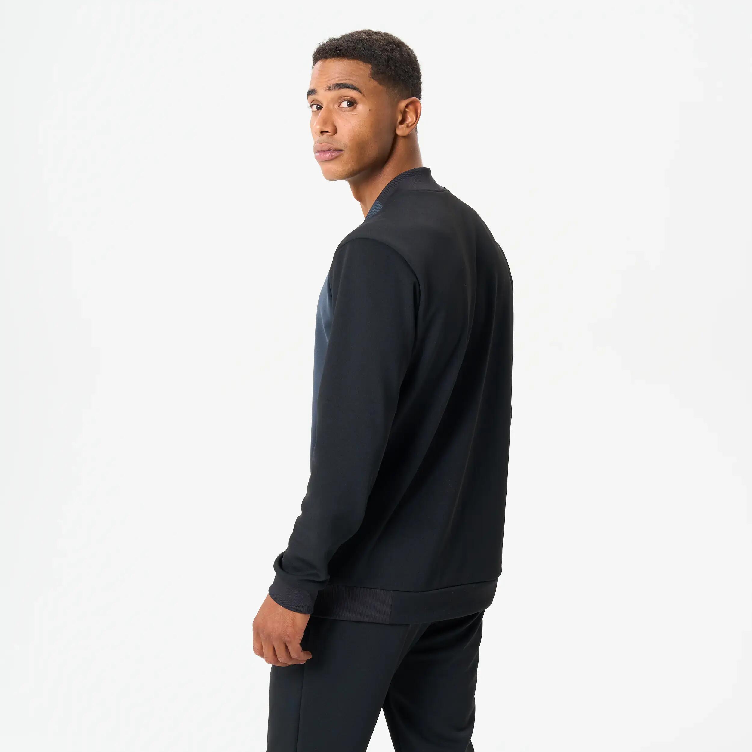 Adult Football Long-Sleeved Sweat Shirt Essential - Black -  5
