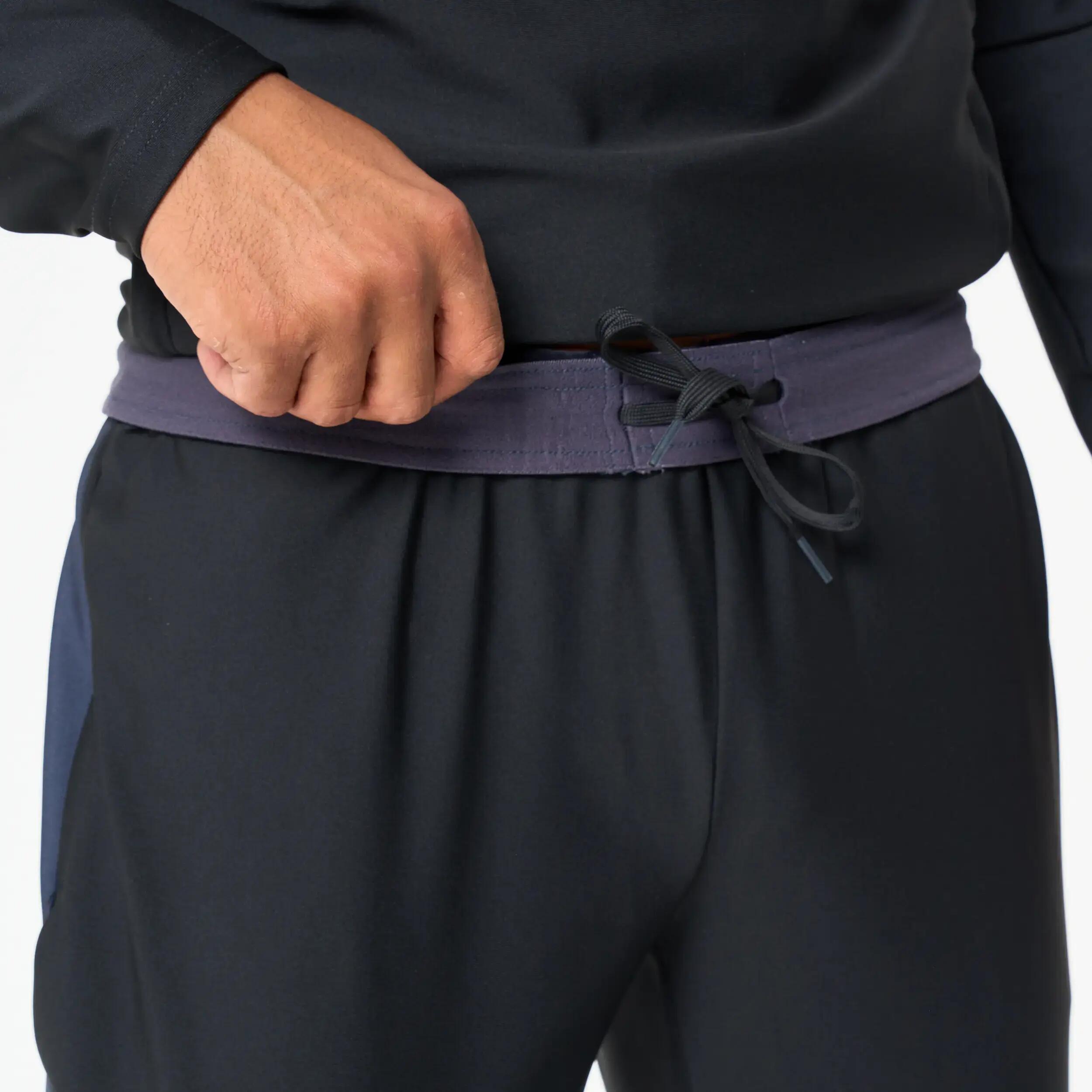 Adult Football Tracksuit Bottoms Viralto Club - Carbon Grey and Black -  4