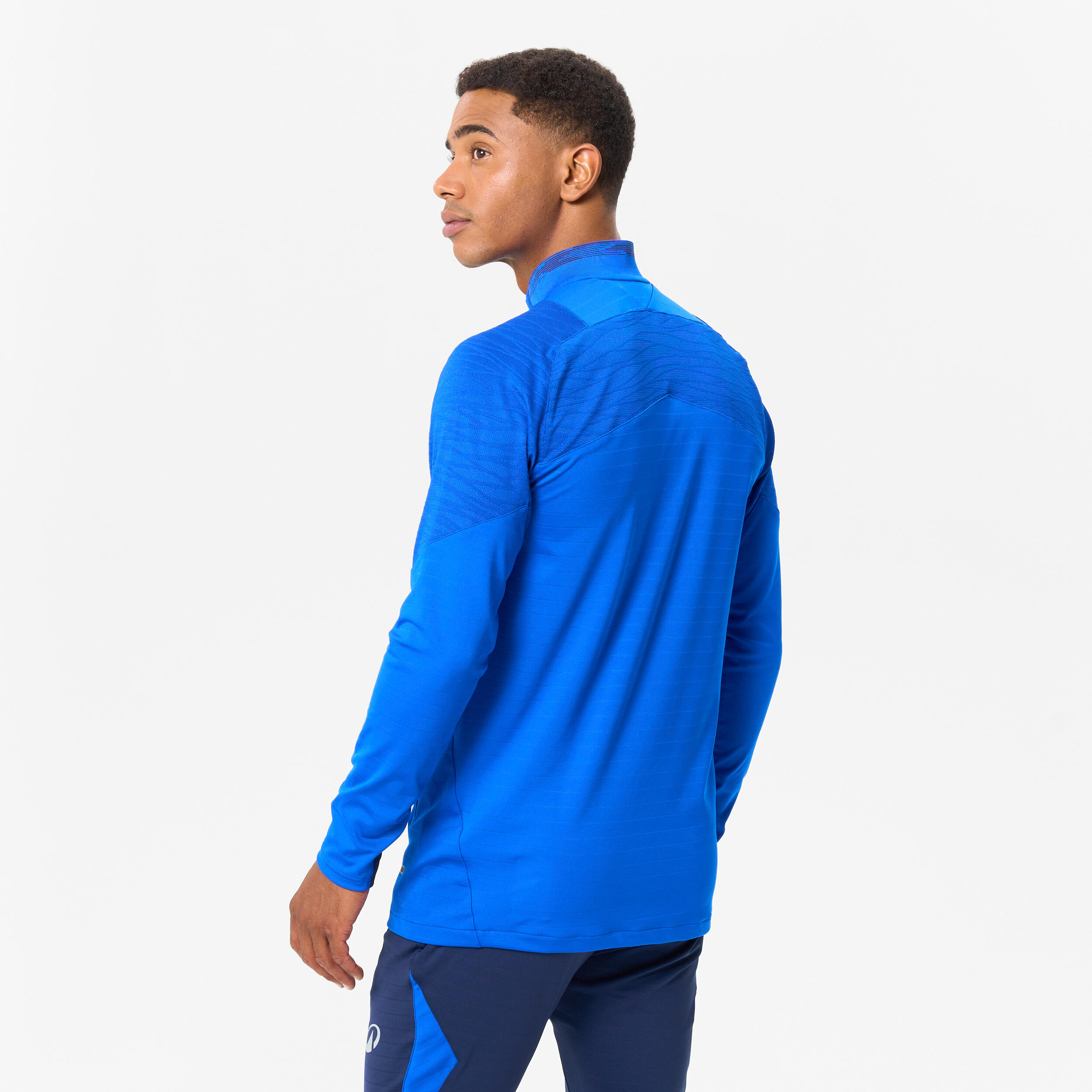 Sudadera 1/2 cremallera CLR club azul 4/8