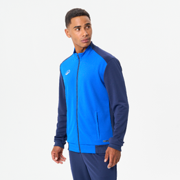 Veste de football d&#039;entrainement ESSENTIELLE  marine et bleu