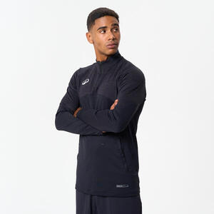 Sudadera 1/2 cremallera CLR club negro