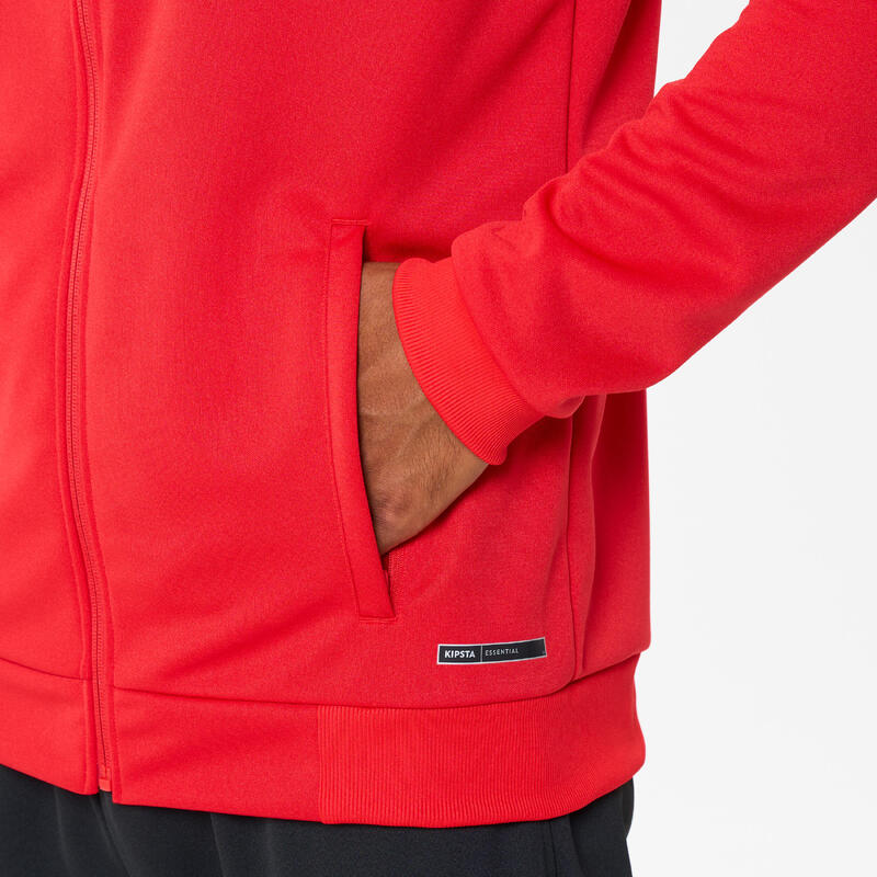 Casaco de Treino de Futebol ESSENTIAL Vermelho