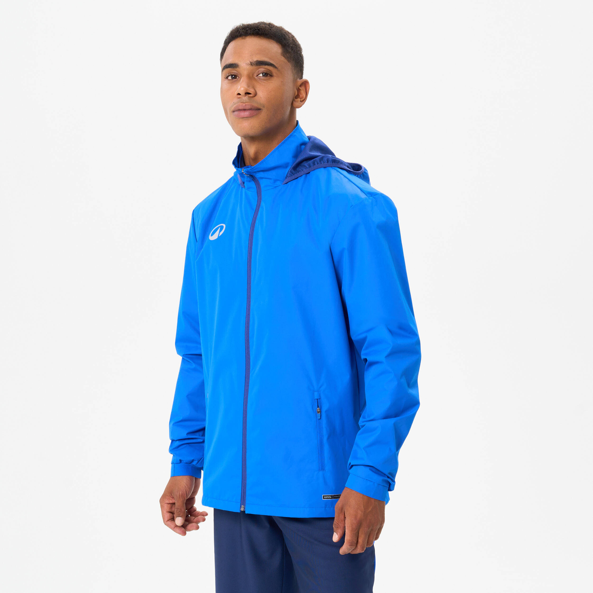 Rainproof Football Jacket Viralto Club - Blue -  5