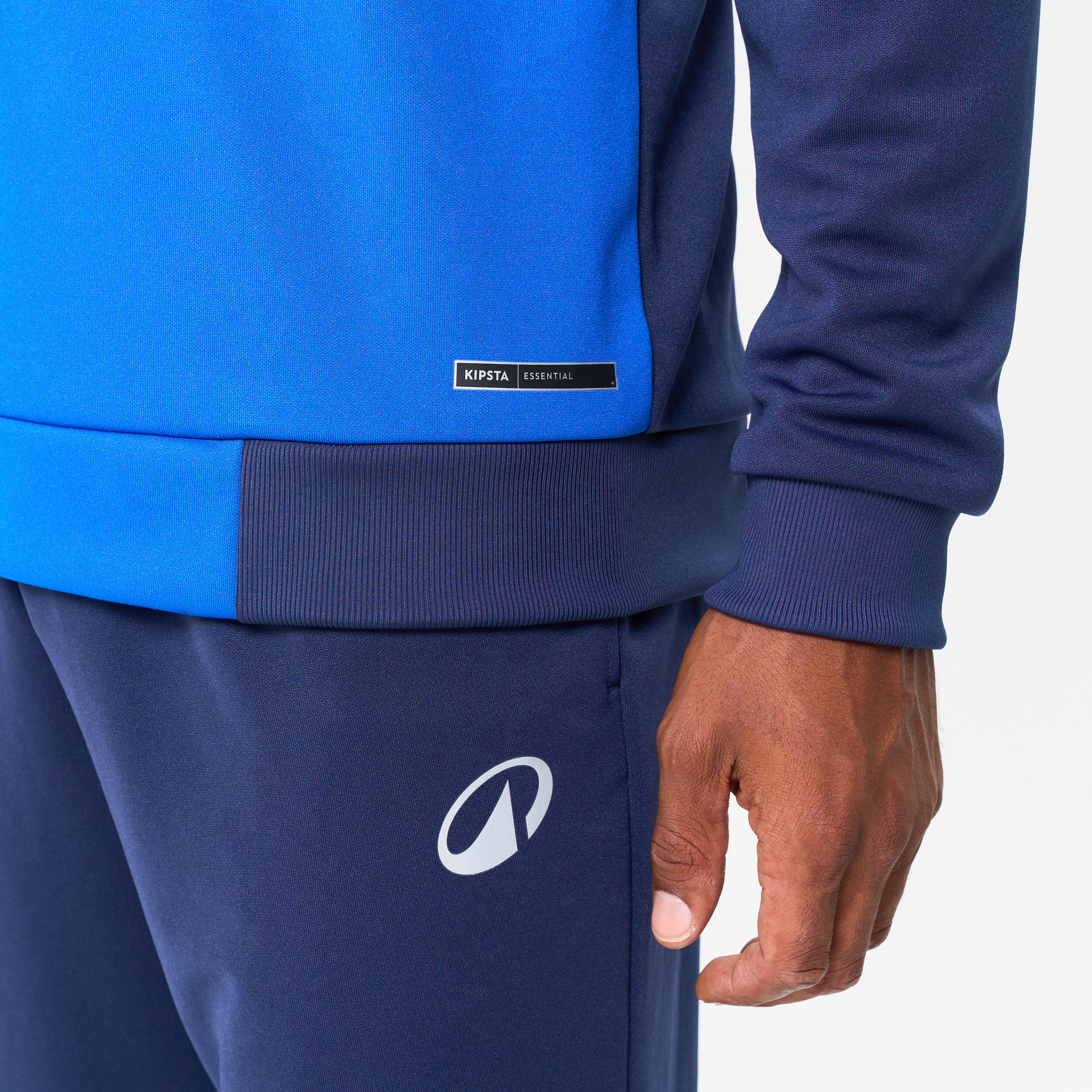 Damen/Herren Fußball Sweatshirt T100 dunkelblau Decathlon