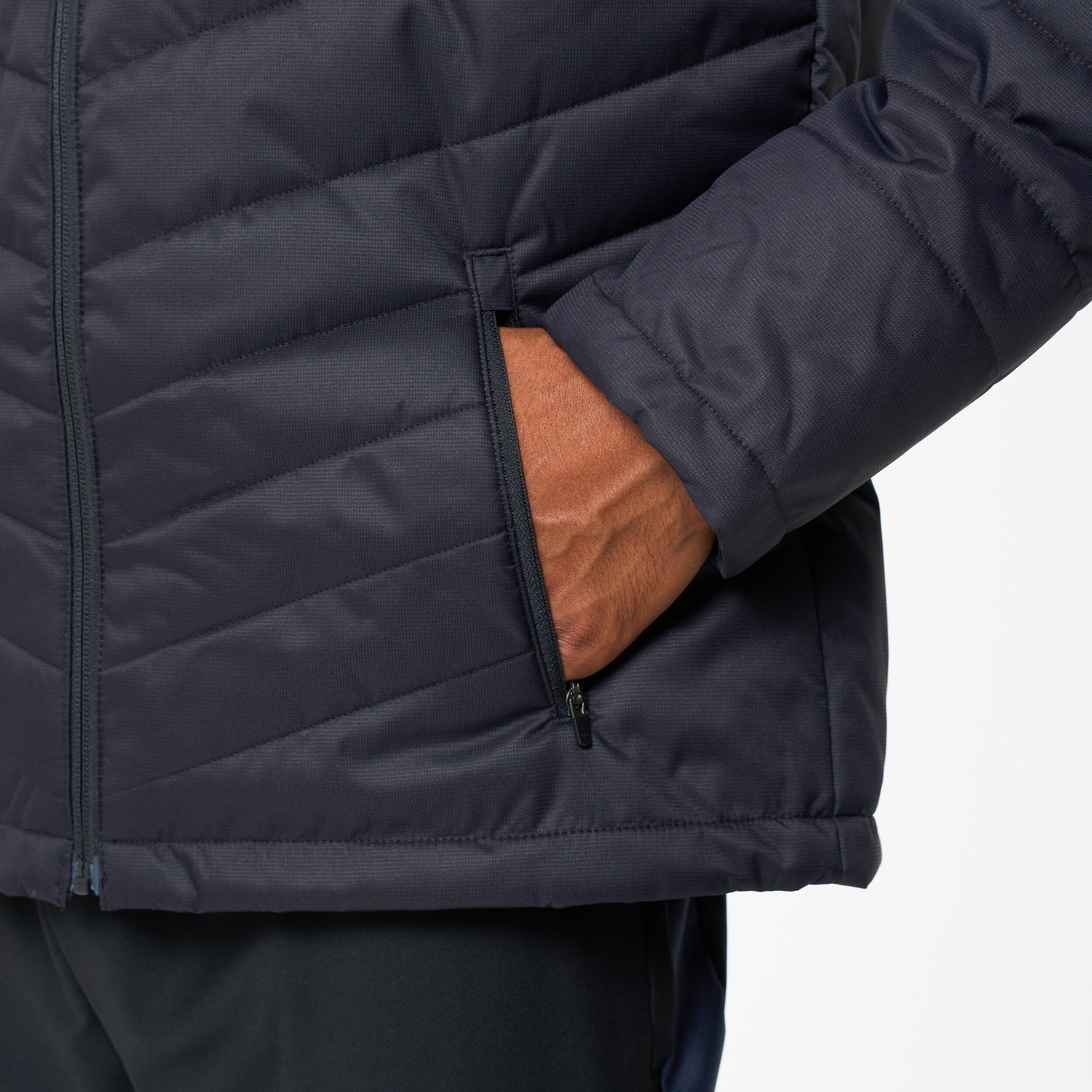 CHAQUETA CORTA DE FÚTBOL SR NEGRA  5/8