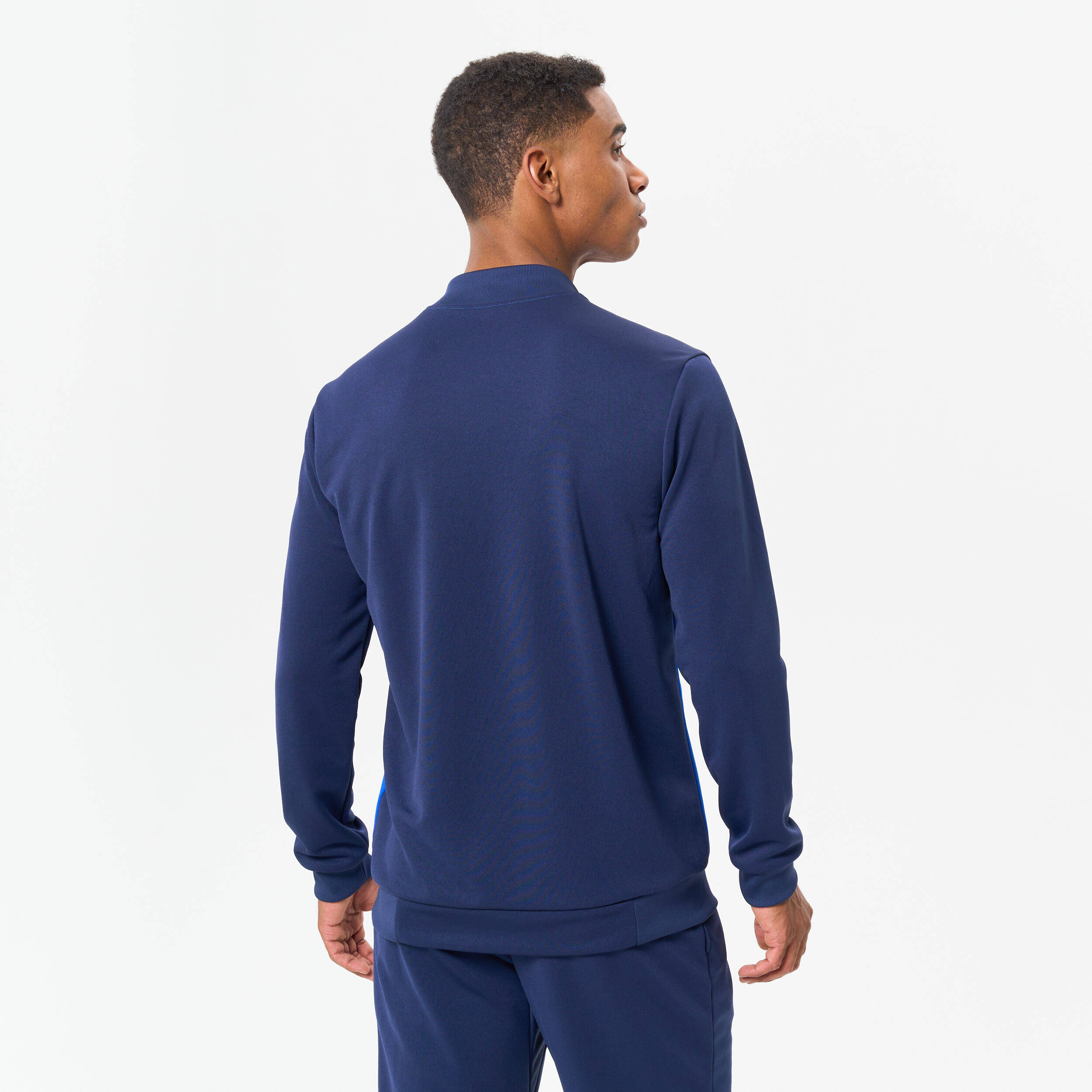 Adult Football Long-Sleeved Sweat Shirt Essential - Indigo Blue -  4