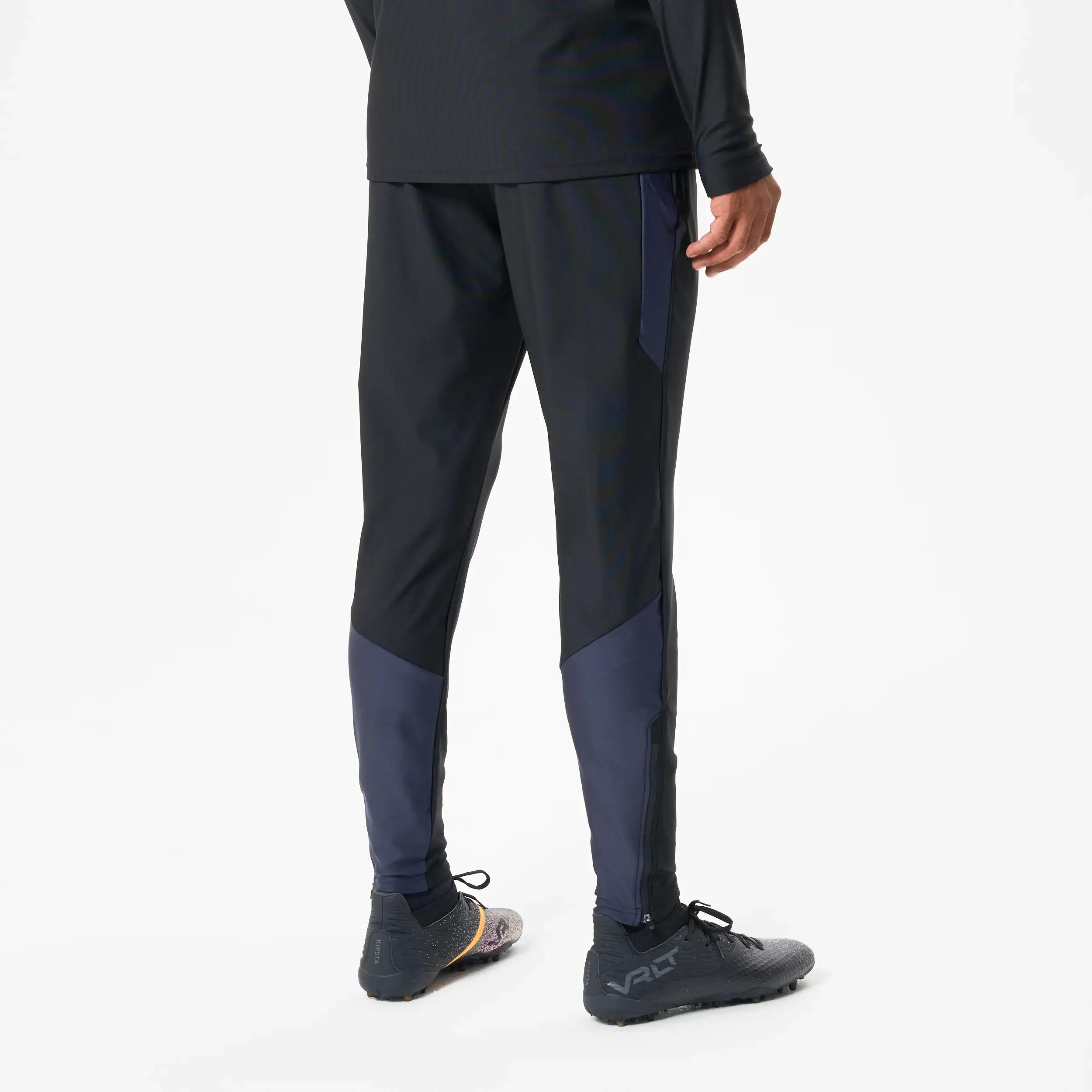Adult Football Tracksuit Bottoms Viralto Club - Carbon Grey and Black -  5