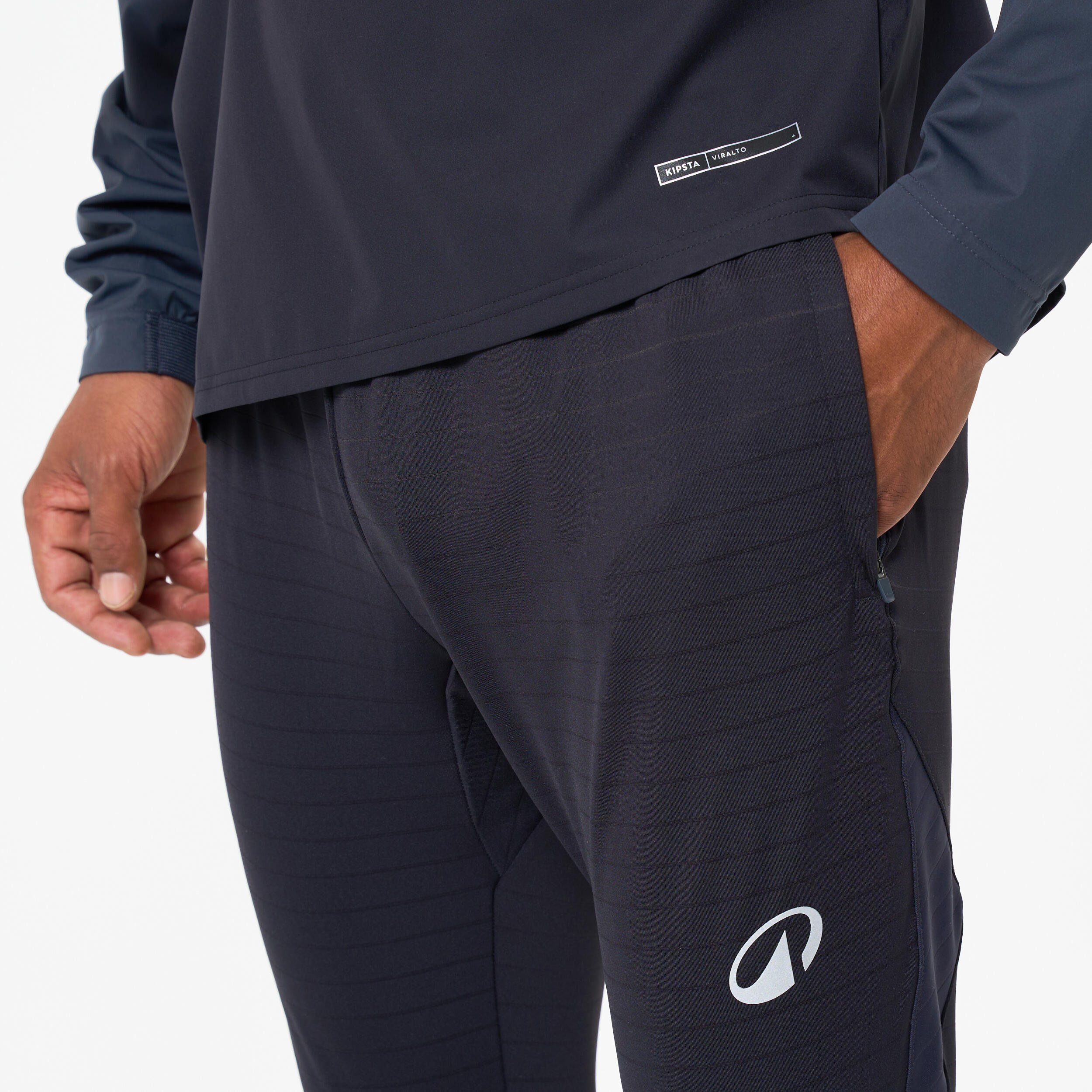 Pantalon de football haut de gamme CLR Club Noir 3/8
