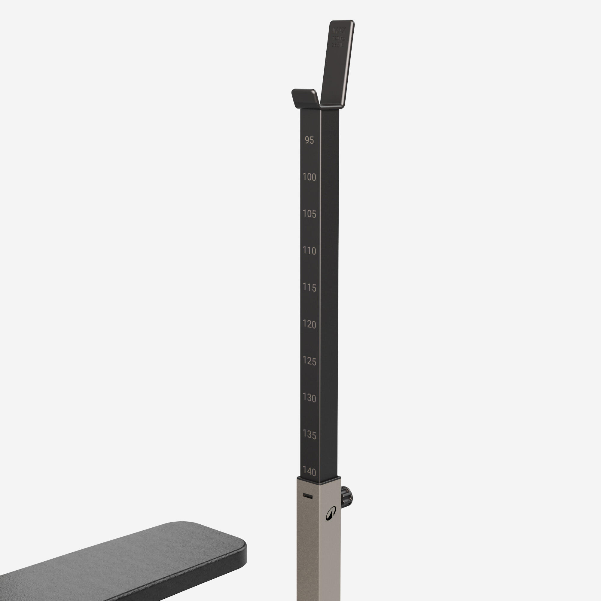 Weight Bench with Barbell Rack and Biceps and Leg Curl Station - CORENGTH