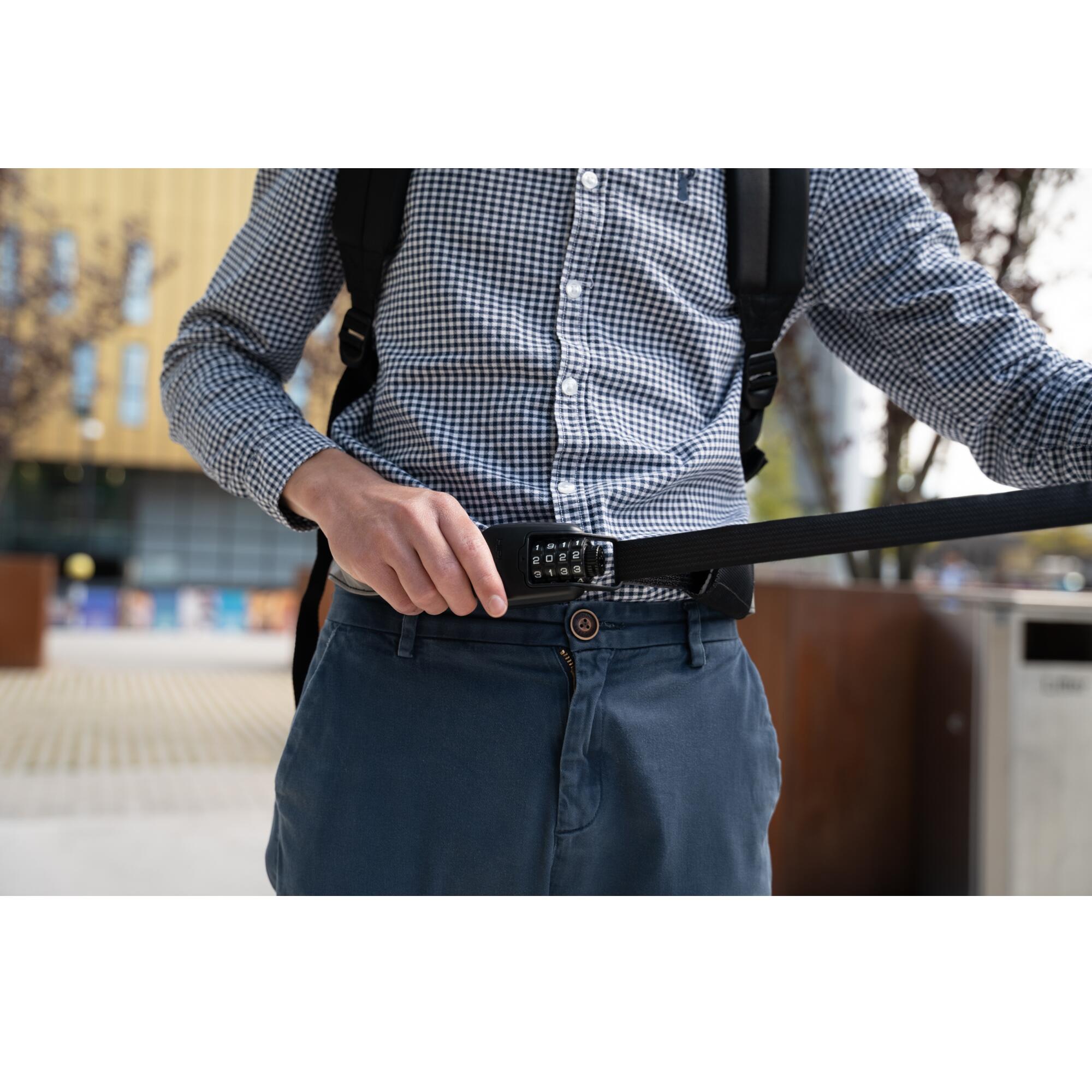 Hiplok Spin Wearable Chain Bike lock - Black 2/5