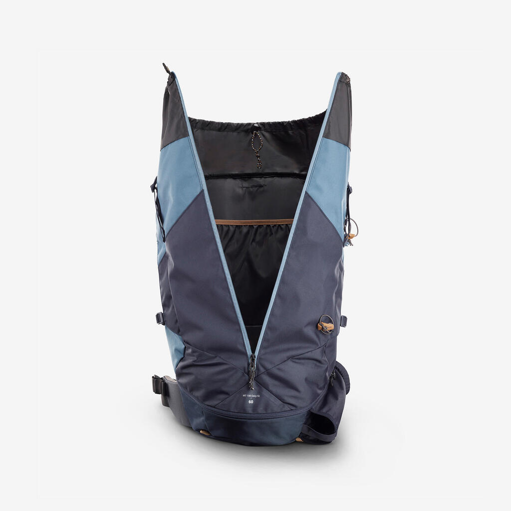 Women's Trekking Backpack 60 L - MT100 EASYFIT