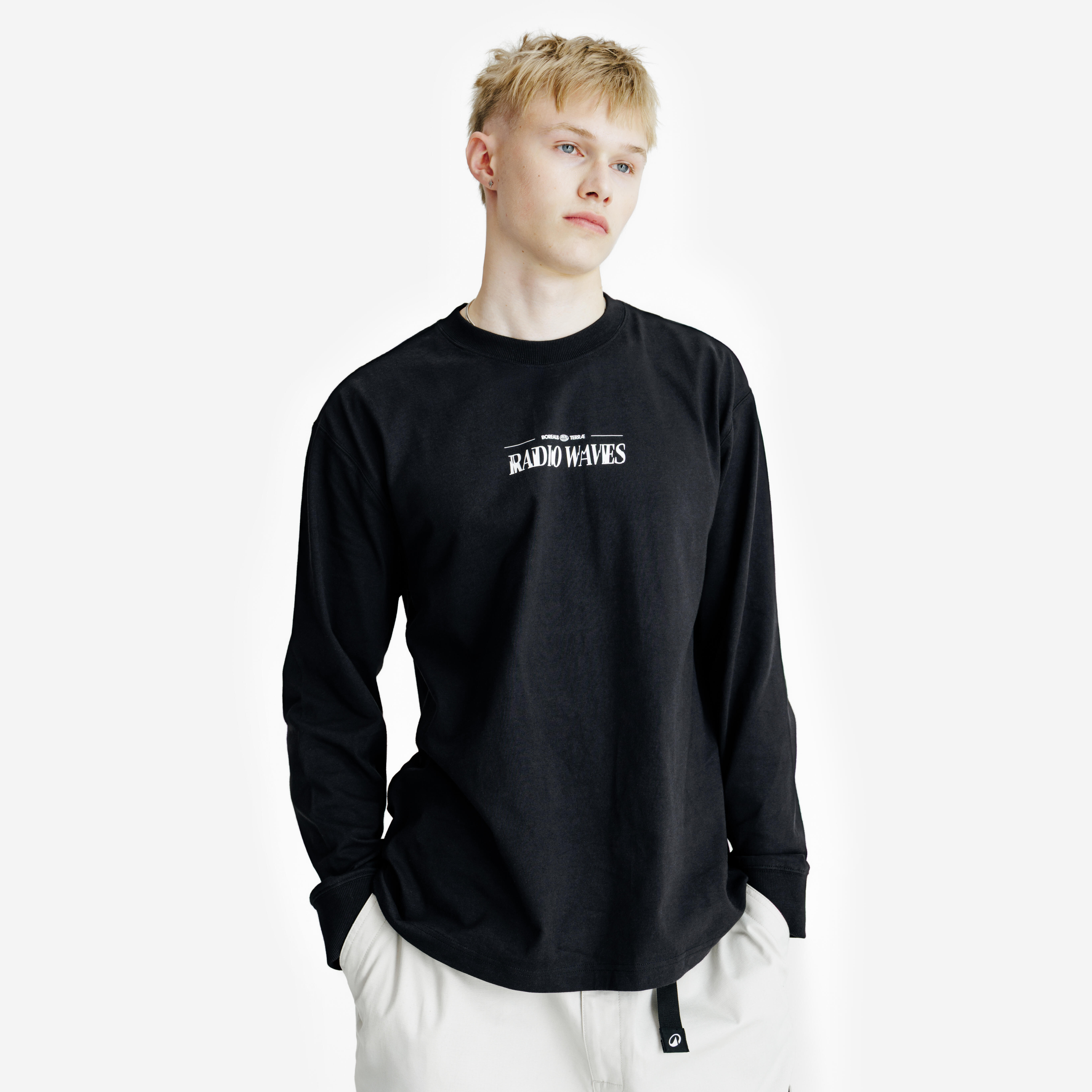 Men's Long-Sleeved Graphic T-Shirt Lifetech Black-image-11