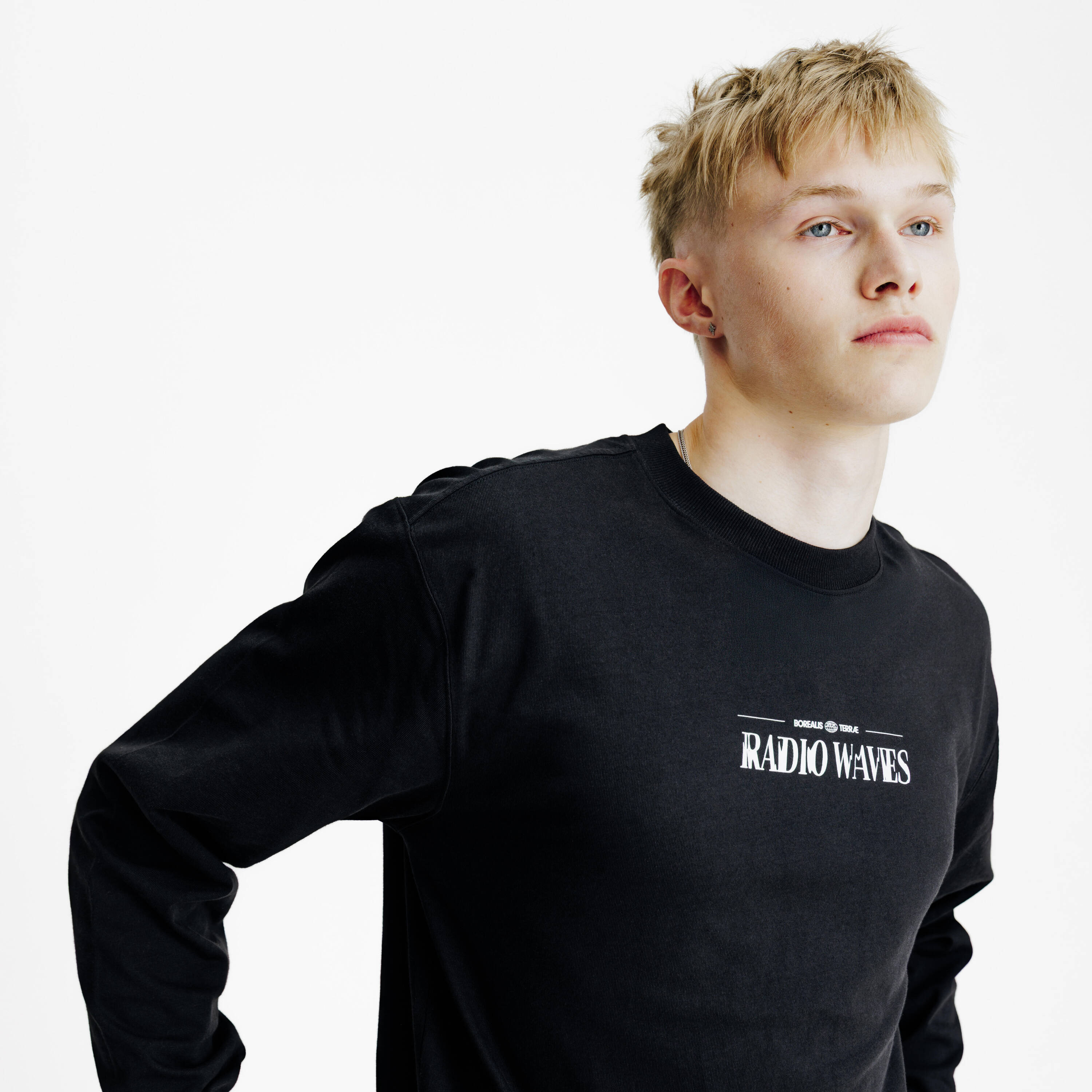 Men's Long-Sleeved Graphic T-Shirt Lifetech Black -  3