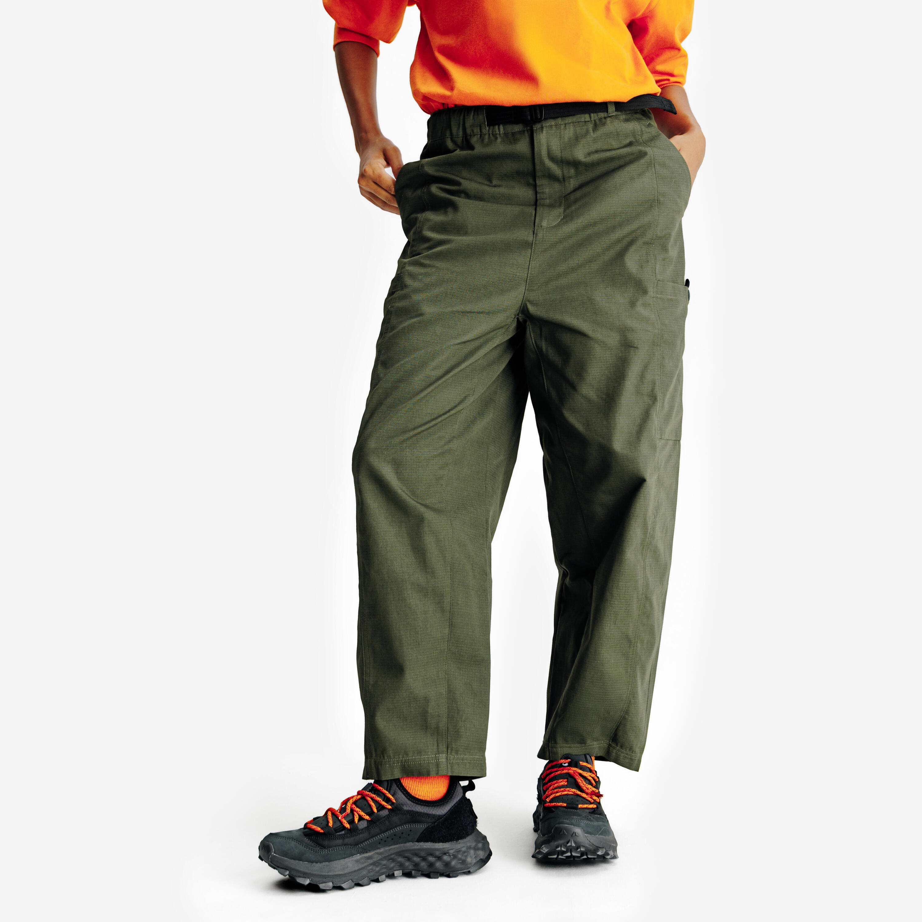 DECATHLON 7/8 Hose Damen - khaki