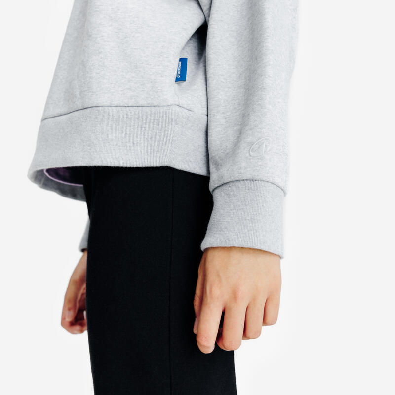 Kadın Fermuarlı Sweatshirt - Gri - Elementals