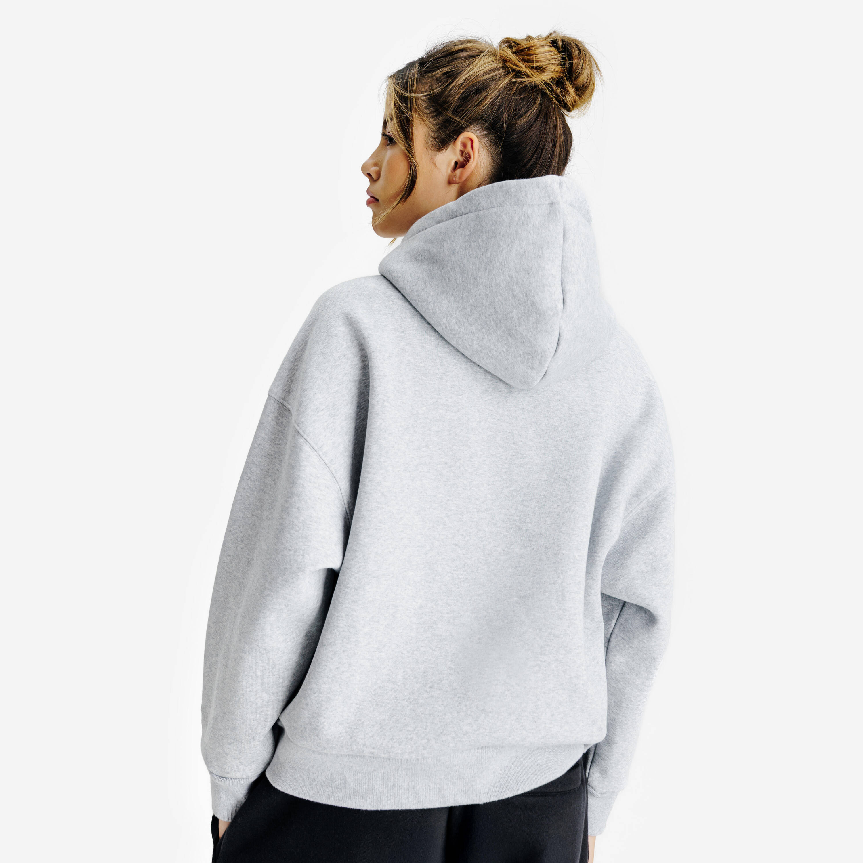 Women's Hoodie Elementals Grey Marl -  4