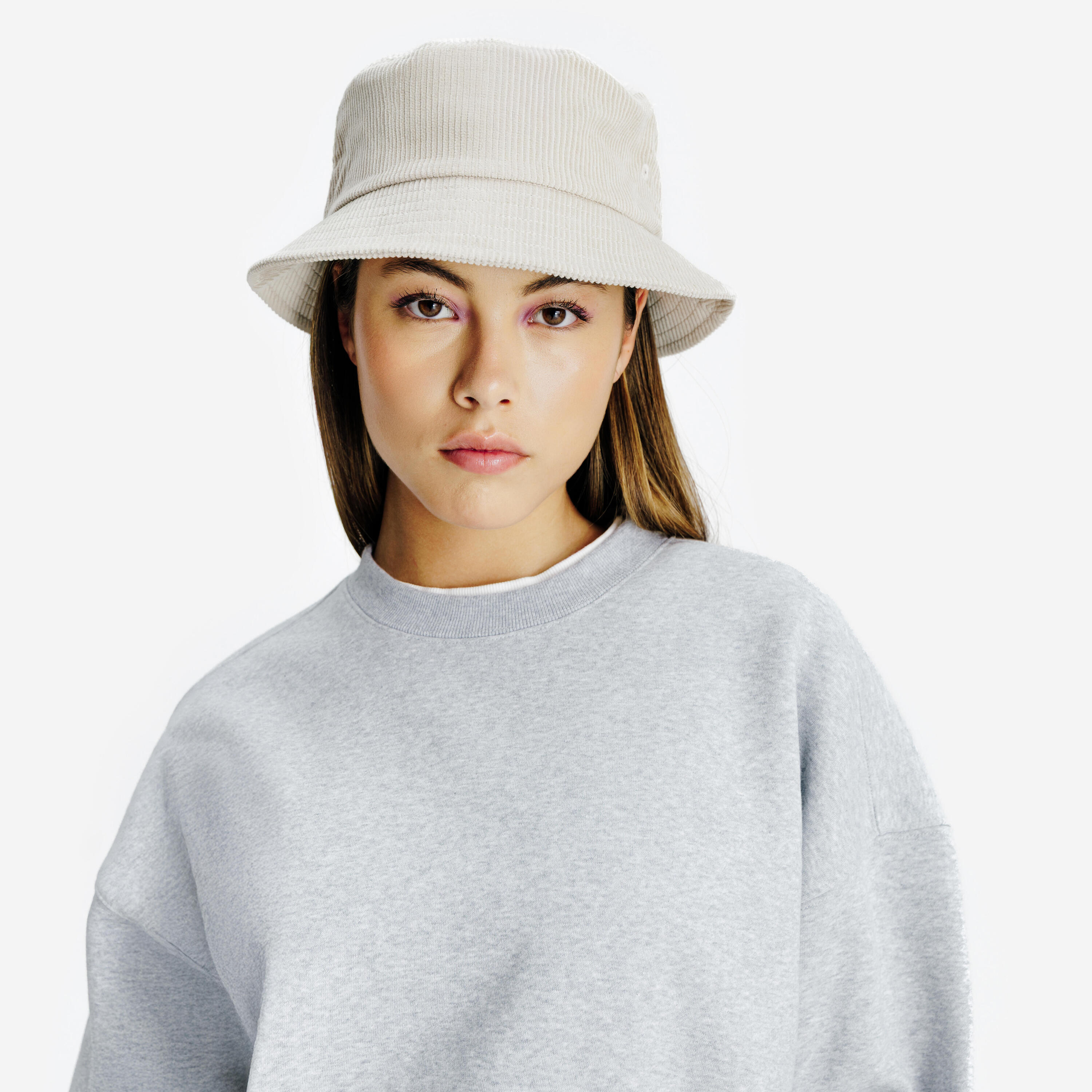 Sweat col rond femme, Elementals, gris chiné 3/5