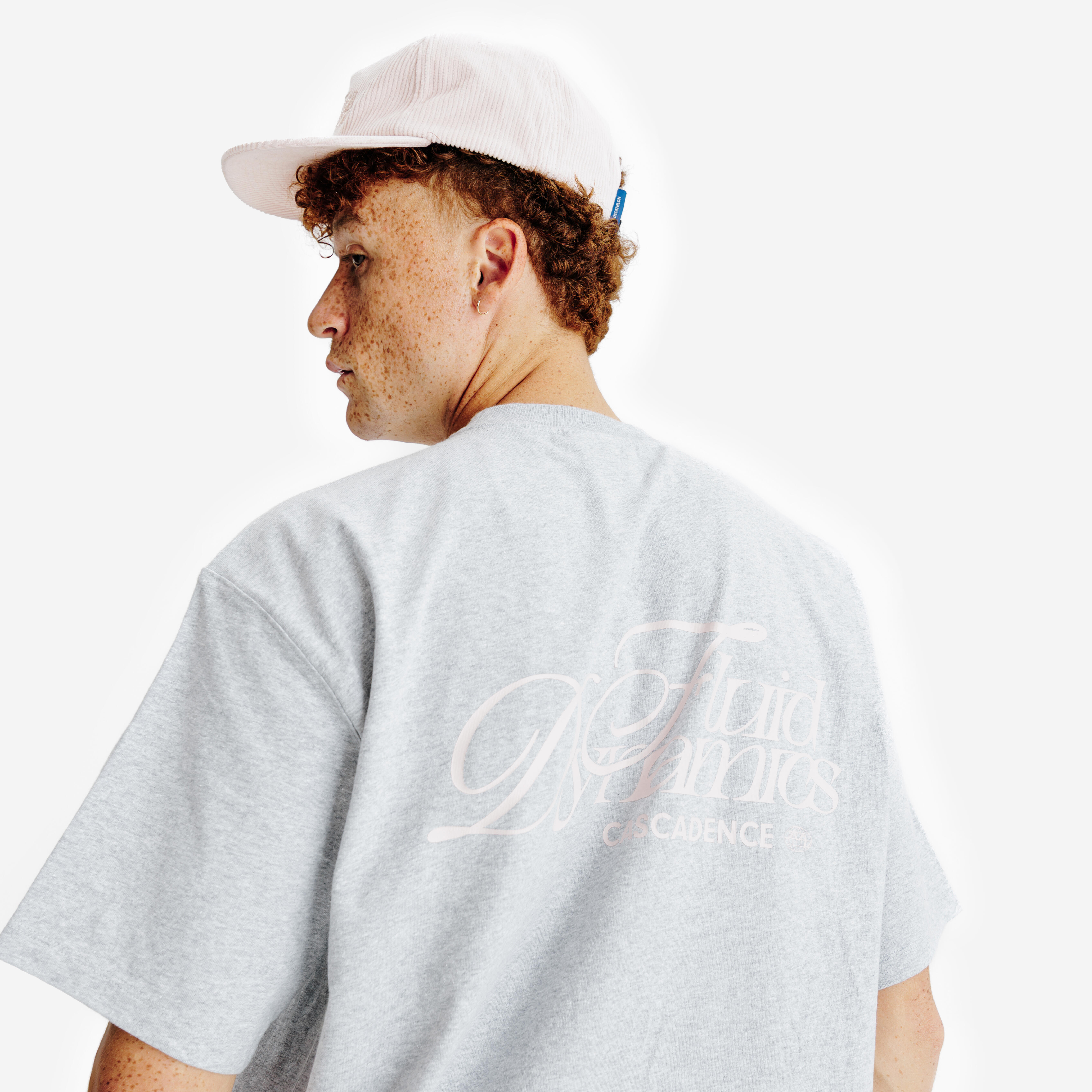 Graphic Unisex T-shirt - mottled grey