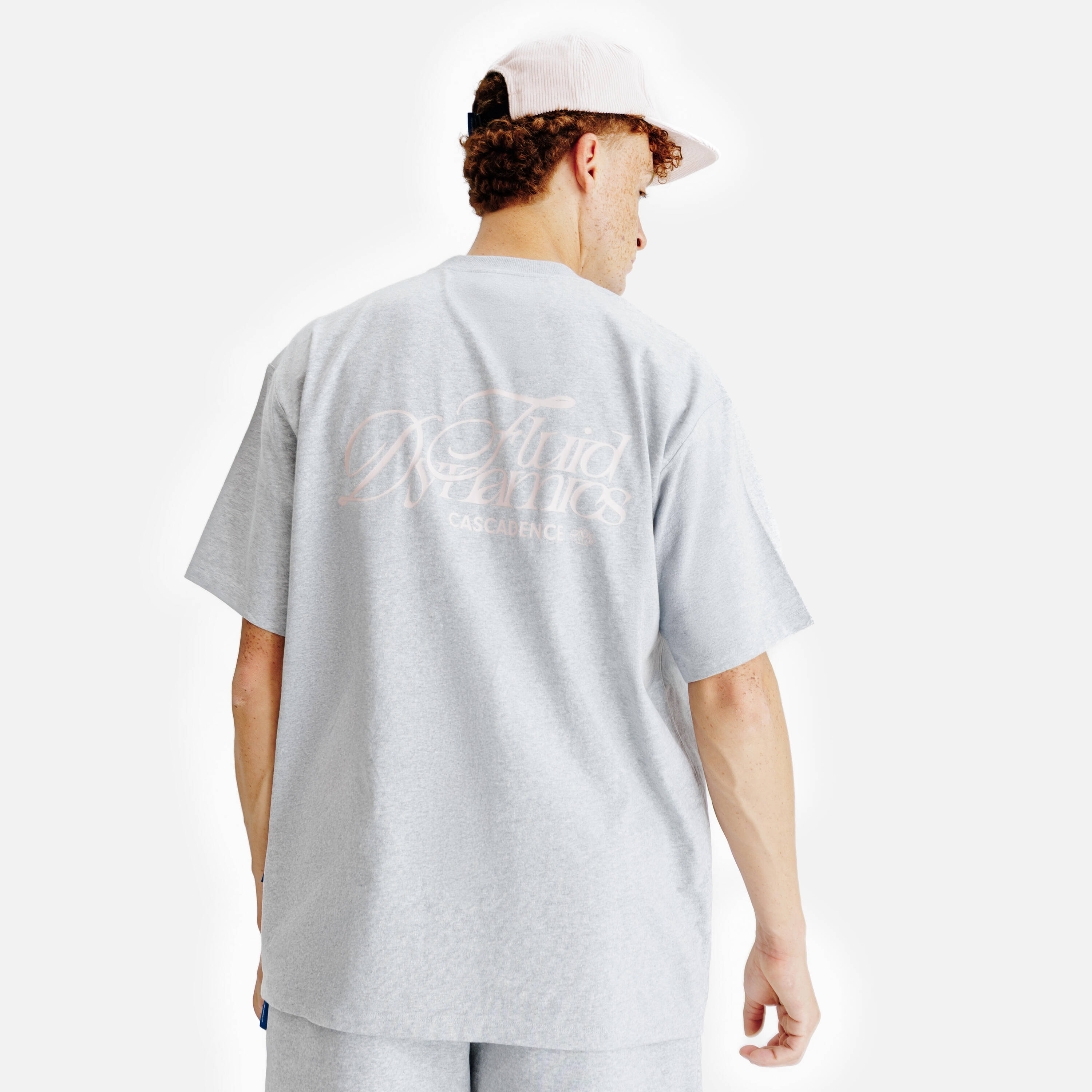 Graphic Unisex T-shirt - mottled grey -  4