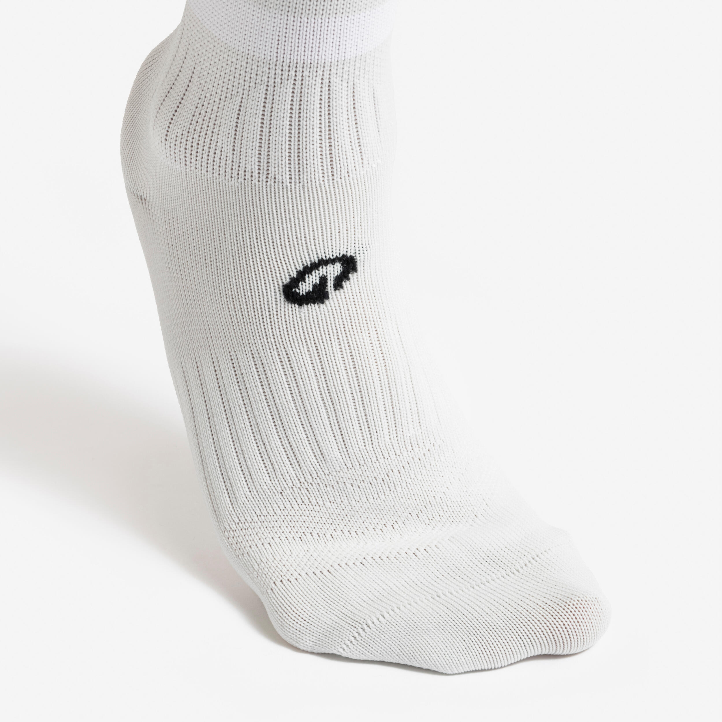 Chaussettes de football adulte F500 blanc - KIPSTA