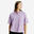 Tricou crop top mov damă